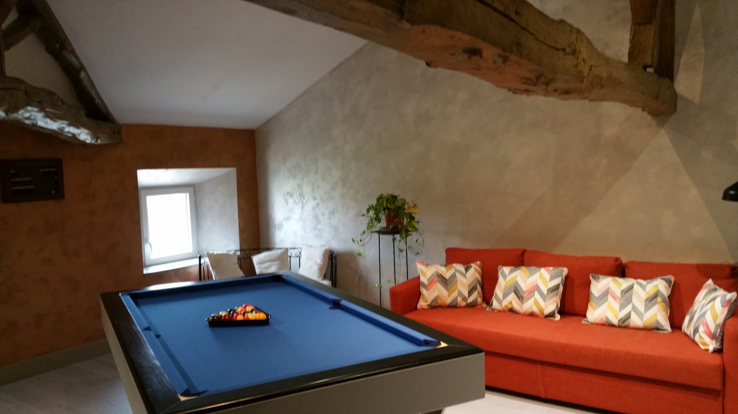 Salle de billard et de détente